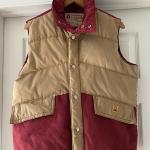 Vintage ACADEMY BROADWAY DOWN PUFFER VEST Size Small